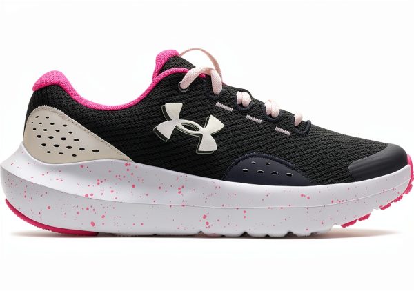 Under Armour Big Kid Training Shoes Navy Pink-4