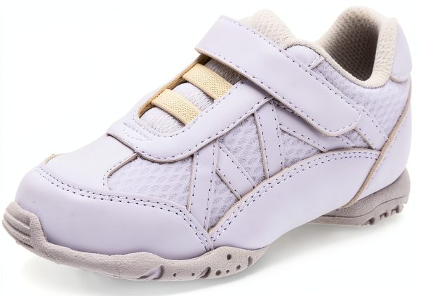 SmartFit Girls Fitness Shoes White Strap-0