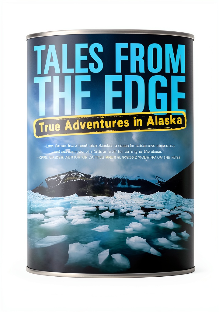 Traveler consulting the Alaska guide on a tablet in a wilderness setting