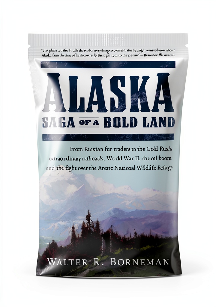 Traveler using Kindle guide on a Alaskan trail