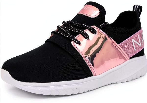 Nautica Girls Lace Up Sneakers-0