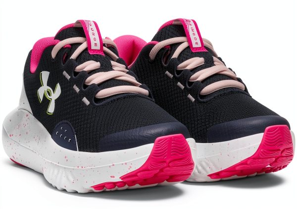Under Armour Big Kid Training Shoes Navy Pink-1