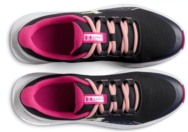 Under Armour Big Kid Training Shoes Navy Pink-3
