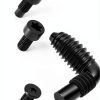 Qintreesify Ring Doorbell Security Screws 20pcs T5 T16 Black Metal-4