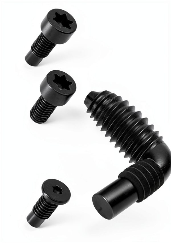Qintreesify Ring Doorbell Security Screws 20pcs T5 T16 Black Metal-4