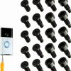 Qintreesify Ring Doorbell Security Screws 20pcs T5 T16 Black Metal-0