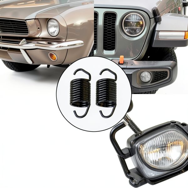 Headlight Adjustment Springs Sizhongda HighBeam Black-6