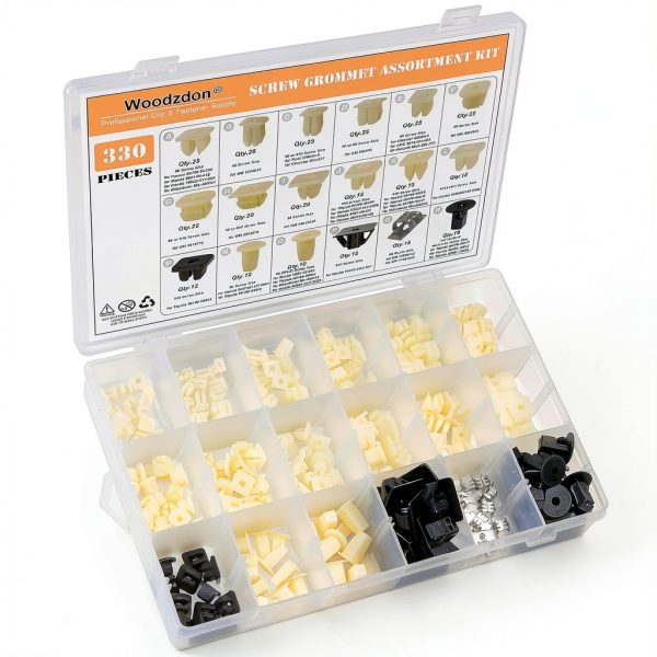 Yongtao Nylon Auto Nut Set 25-22 Piece Assortment Durable Fasteners-7