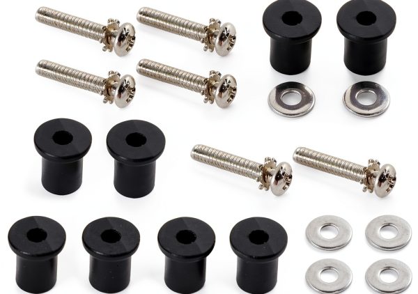 Headlight Nacelle Kit EST Stainless Steel Waterproof Rubber Nut Set-4