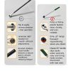 Headlight Adjusting Ratchet Krenlory 4mm Hex Tool Anti‑Slip Handle-6