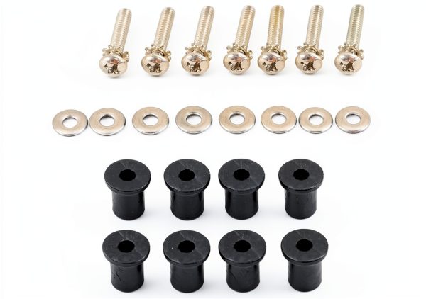 Headlight Nacelle Kit EST Stainless Steel Waterproof Rubber Nut Set-5