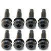 RLB-HILON M8 1.25x28mm Headlight Adjusting Bolt 10.9 Grade 8PCS for-4