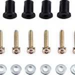 Headlight Nacelle Kit EST Stainless Steel Waterproof Rubber Nut Set-0
