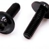 Motorcycle Bolts Screws uxcell Hex Head Black Metal 10x14mm-2