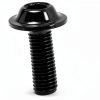 Motorcycle Bolts Screws uxcell Hex Head Black Metal 10x14mm-3