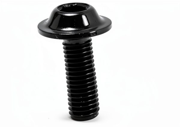Motorcycle Bolts Screws uxcell Hex Head Black Metal 10x14mm-3