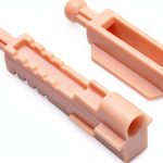 URO Parts Flat Headlight Adjusting Screw Pink M6 Fine Thread-0