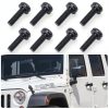 CHENACC Jeep Wrangler JK M8 x 1.25 Hardtop Bolts 8pcs Steel Resistant-0