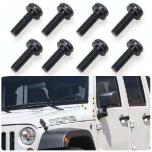 CHENACC Jeep Wrangler JK M8 x 1.25 Hardtop Bolts 8pcs Steel Resistant-0