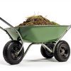 Upgraded 16" Flat Free Wheelbarrow Wheels and Tires, 4.80/4.00-8 Solid Wheelbarrow Tires with 5/8"&3/4" Bearings,14"-16" Universal Fit Wheelbarrow Wheels for Wheelbarrows/Garden Trailer-6