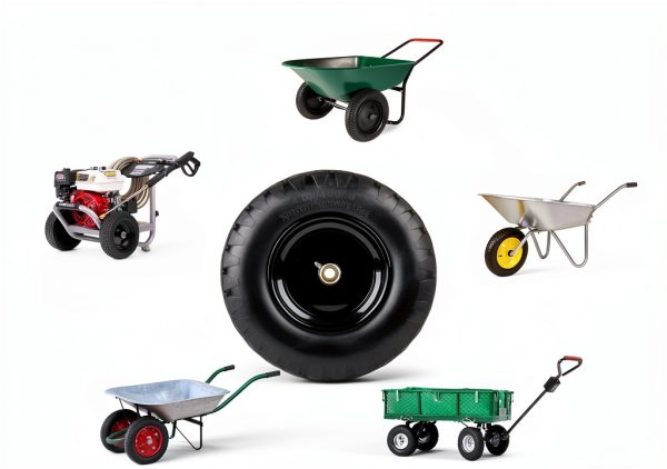 4.80/4.00-8 Wheelbarrow Tire GICOOL 16" Tire 5/8" & 3/4" Bearings-6