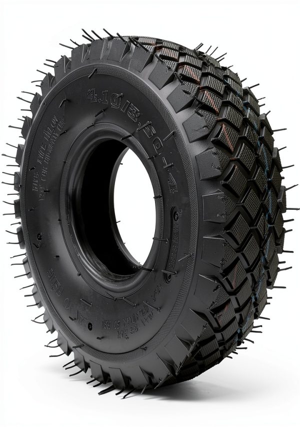 FVRITO Set of Two 4.10/3.50-4 4.10-4 410-4 Tire and Inner Tube with Bent Valve Stem Replacement for Lawn Mower Hand Truck Wheelbarrow Trailers Dollies Wagon Snowblower Compressor Generator Go kart-8