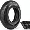 RRQ 4.80/4.00-8 Tire and Inner Tube Set Universal Fit for Wheelbarrows-0