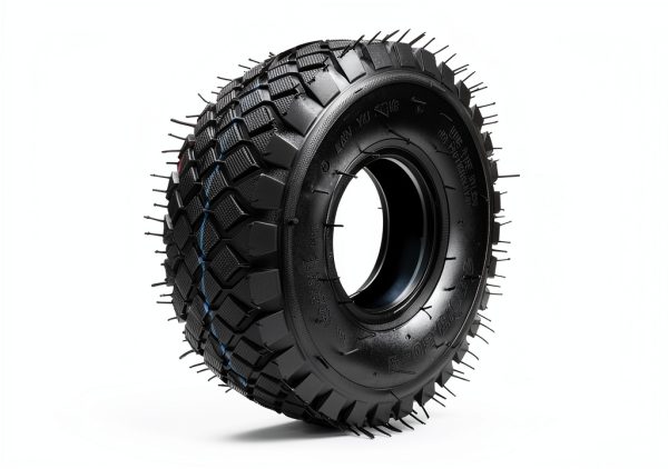 FVRITO Set of Two 4.10/3.50-4 4.10-4 410-4 Tire and Inner Tube with Bent Valve Stem Replacement for Lawn Mower Hand Truck Wheelbarrow Trailers Dollies Wagon Snowblower Compressor Generator Go kart-3