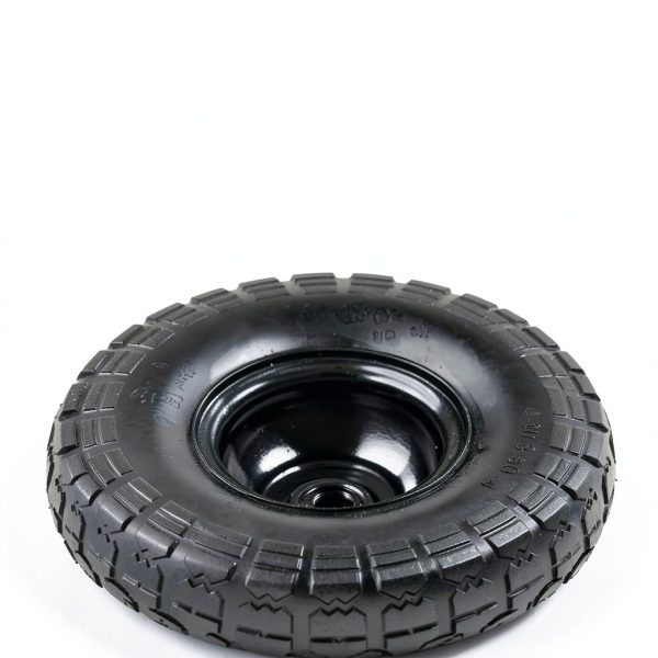 AR-PRO 4.10/3.50-4 Flat Free 10" Solid Rubber Tire Wheel Set-2