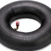 FVRITO Set of Two 4.10/3.50-4 4.10-4 410-4 Tire and Inner Tube with Bent Valve Stem Replacement for Lawn Mower Hand Truck Wheelbarrow Trailers Dollies Wagon Snowblower Compressor Generator Go kart-2