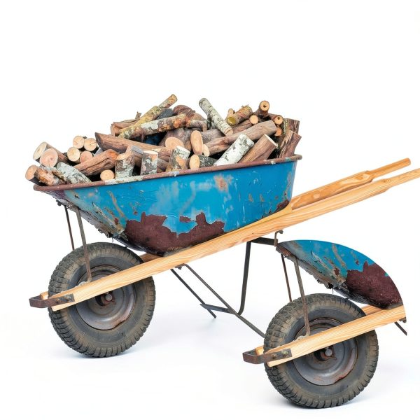 Wheel Barrow Handles Replacement Kit by WILLBOND 59 inch with Wedges-5
