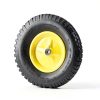 AR-PRO 4.80/4.00-8" Yellow Tire and Wheel Set 2-Pack for Wheelbarrows-2