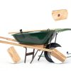 Wheel Barrow Handles Replacement Kit by WILLBOND 59 inch with Wedges-2