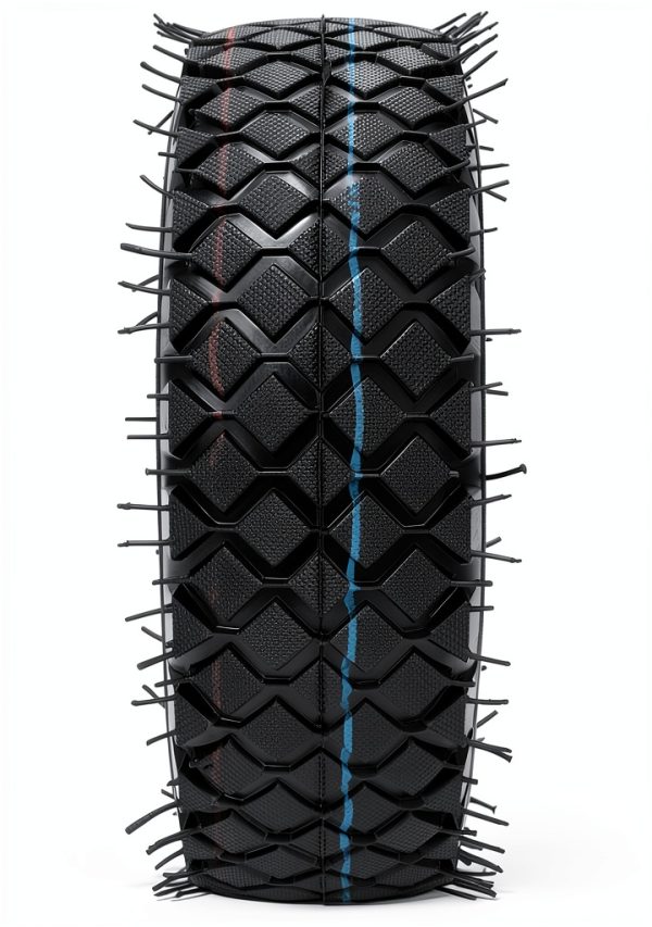 FVRITO Set of Two 4.10/3.50-4 4.10-4 410-4 Tire and Inner Tube with Bent Valve Stem Replacement for Lawn Mower Hand Truck Wheelbarrow Trailers Dollies Wagon Snowblower Compressor Generator Go kart-5