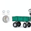 4.10/3.50-4 Flat Free Tire and Wheel GICOOL 10" Duty Solid, 2 Pack-5