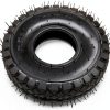 FVRITO Set of Two 4.10/3.50-4 4.10-4 410-4 Tire and Inner Tube with Bent Valve Stem Replacement for Lawn Mower Hand Truck Wheelbarrow Trailers Dollies Wagon Snowblower Compressor Generator Go kart-4