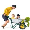 AR-PRO 4.80/4.00-8" Yellow Tire and Wheel Set 2-Pack for Wheelbarrows-4