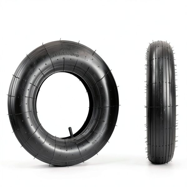 RRQ 4.80/4.00-8 Tire and Inner Tube Set Universal Fit for Wheelbarrows-2