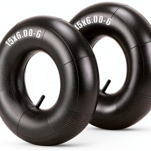 15x6.00-6 Heavy Duty Inner Tubes 2 Pack FLKQC 4X Thicker Butyl-0