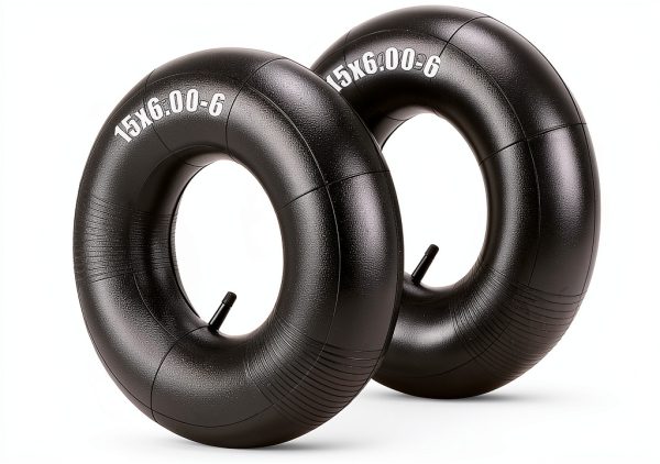 15x6.00-6 Heavy Duty Inner Tubes 2 Pack FLKQC 4X Thicker Butyl-0